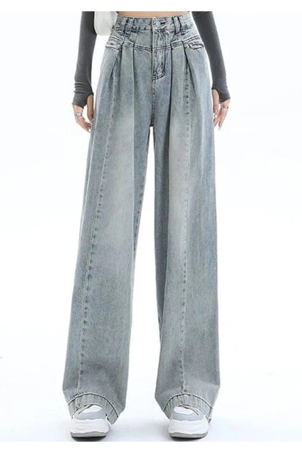 Chic Ultra Wide-Leg Baggy Jeans: Perfect for Casual Outfits & Concerts