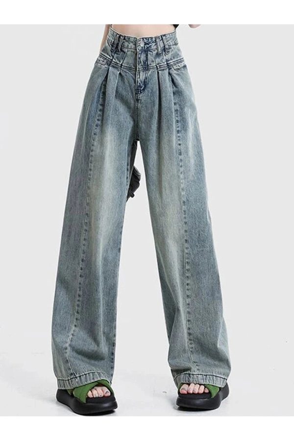 Chic Ultra Wide-Leg Baggy Jeans: Perfect for Casual Outfits & Concerts