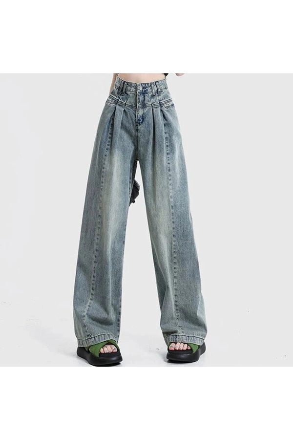 Chic Ultra Wide-Leg Baggy Jeans: Perfect for Casual Outfits & Concerts