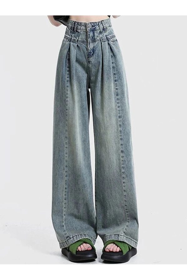 Chic Ultra Wide-Leg Baggy Jeans: Perfect for Casual Outfits & Concerts