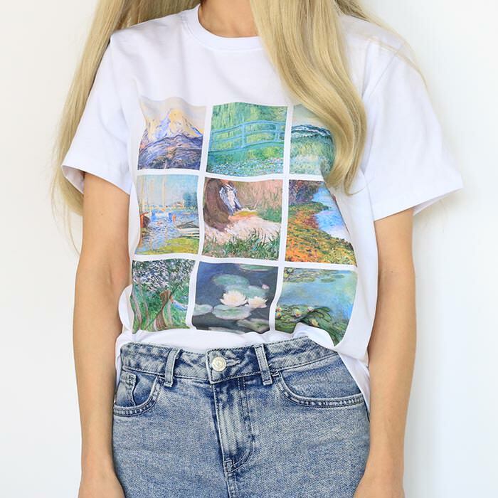 Claude Monet Tee: Chic Outfit Ideas for Concerts, Casual Days