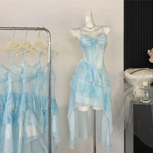 Cloud Dream Layered Dress - Cute 2000s Outfits, Y2K Fashion Inspiration