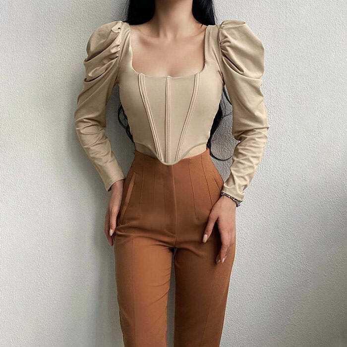 Coffee Cream Corset Top: Chic Outfit Ideas for Every Occasion