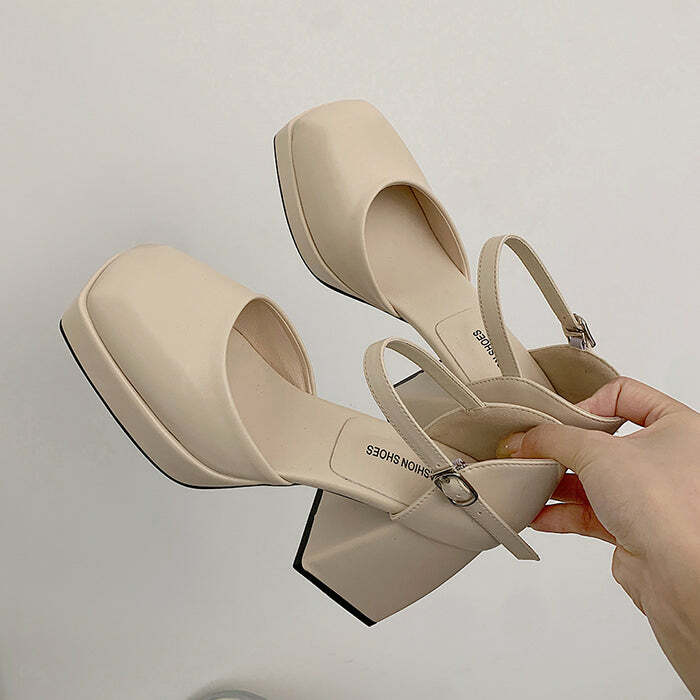 Coffee Cream Platform Heels: Perfect for Spring Outfits & Date Nights