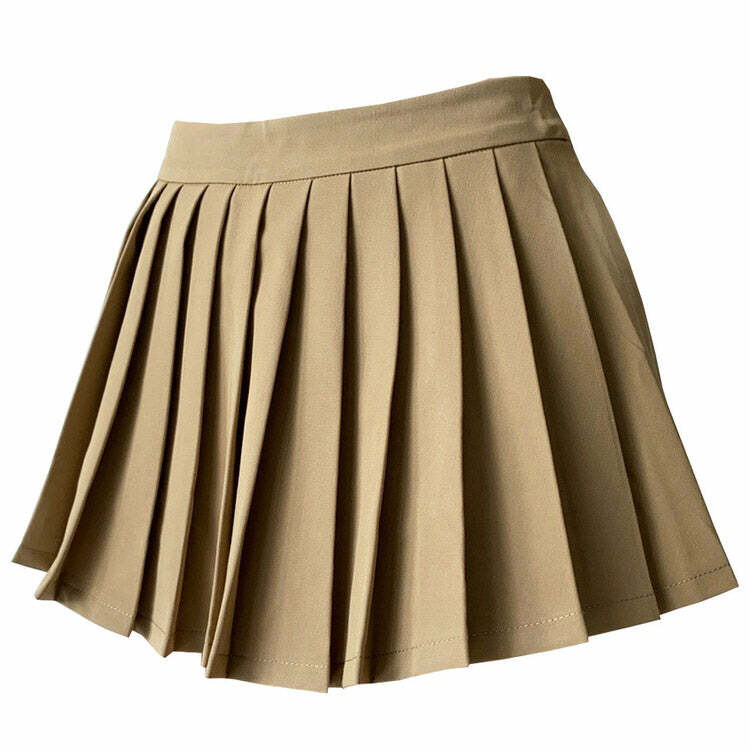 Coffee Cream Pleated Skirt: Chic Outfit Ideas for Every Occasion