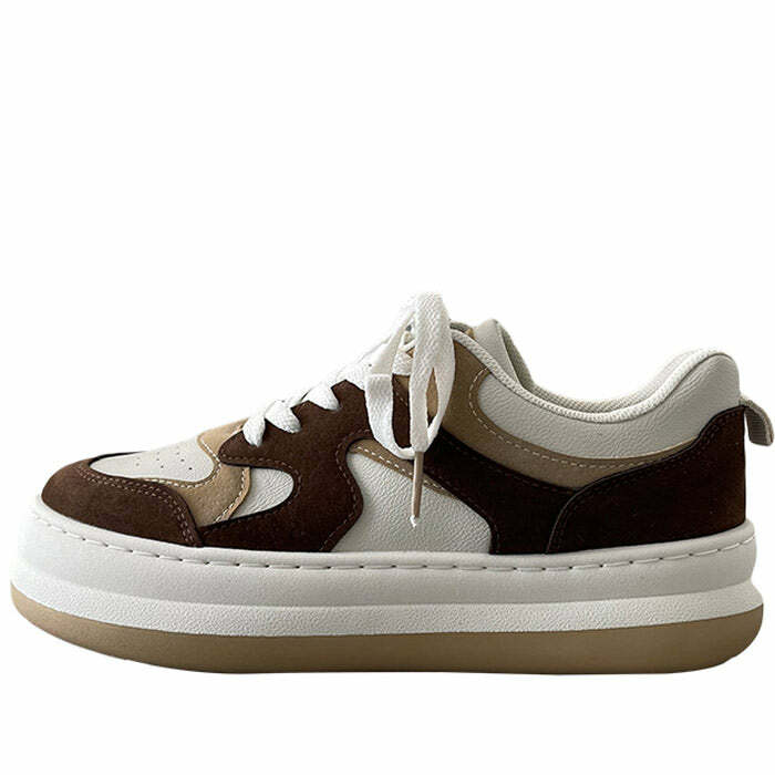 Coffee Cream Sneakers: Perfect for Spring Outfits & Casual Looks