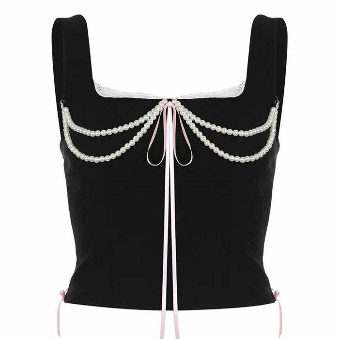 Coquette Bow Pearl Bustier Top: Chic Outfit Ideas for Every Occasion