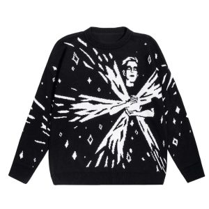 Cosmic Vision Graphic Sweater: Trendy Outfit Ideas for Every Occasion