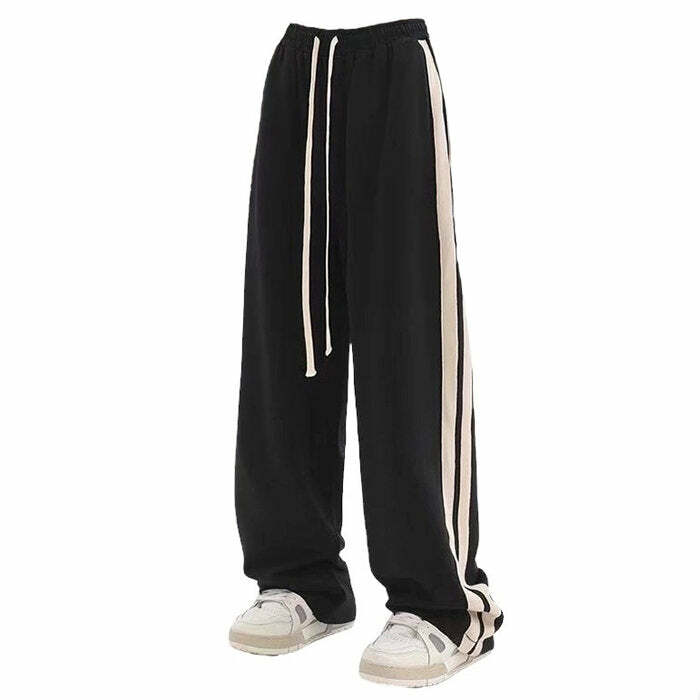 Cozy Side Stripes Sweatpants: Perfect for Casual Outfits & Spring Fits