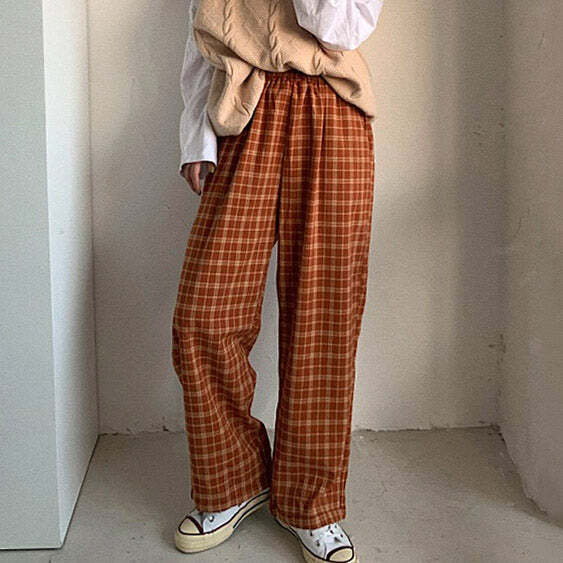 Cozy Up Plaid Trousers: Perfect for Spring Outfits & Casual Outfit Ideas