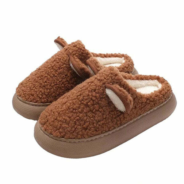 Cozy Warm Teddy Slippers for Stylish Outfits & Casual Everyday Looks