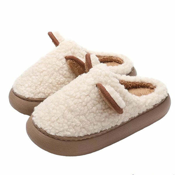 Cozy Warm Teddy Slippers for Stylish Outfits & Casual Everyday Looks