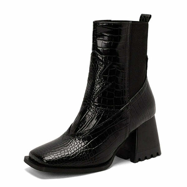 Crime Time Heeled Chelsea Boots: Perfect for Concerts & Casual Outfits