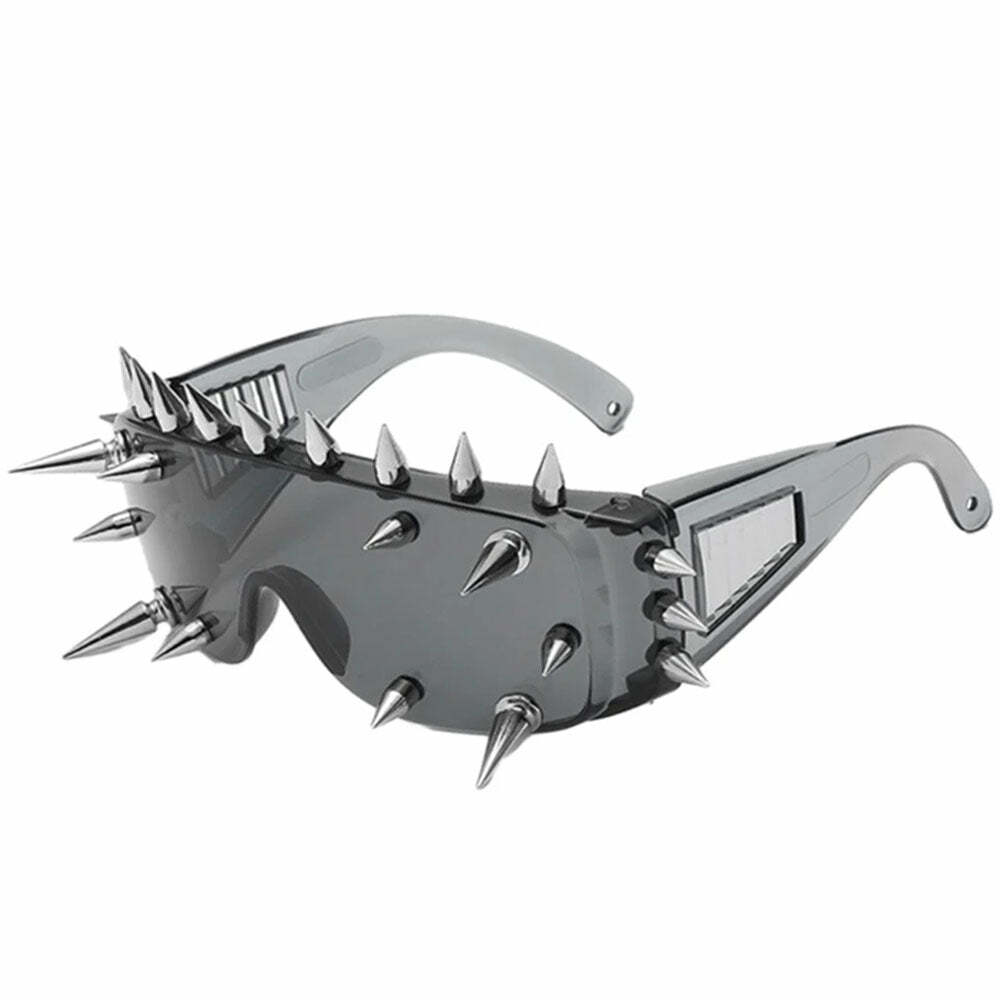 Cyberpunk Spiked Sunglasses for Trendy Outfits and Concert Outfit Ideas