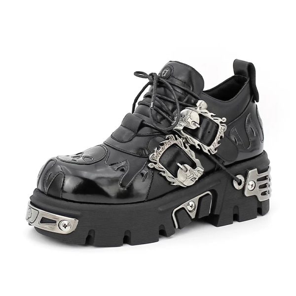 Dark Armor Combat Boots: Perfect for Y2K Outfits & Concert Outfit Ideas