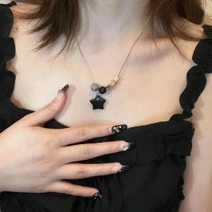 Dark Romance Layered Necklace: Perfect for Concert Outfits & Date Nights