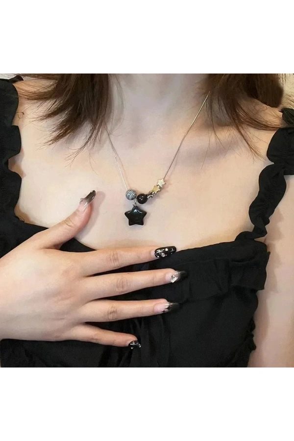 Dark Romance Layered Necklace: Perfect for Concert Outfits & Date Nights