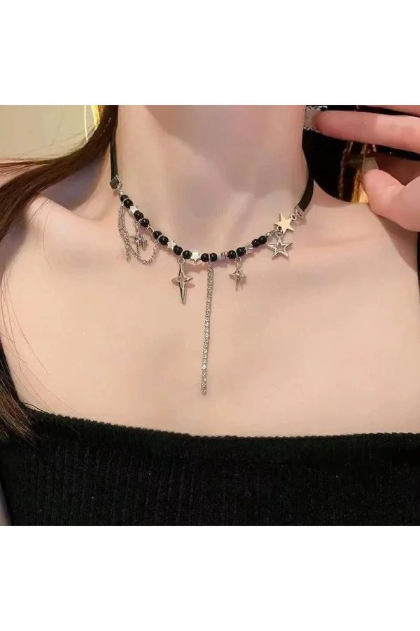 Dark Romance Layered Necklace: Perfect for Concert Outfits & Date Nights