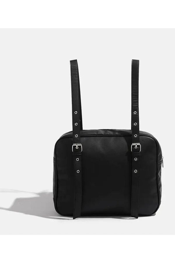 Dark Vortex Strapped Backpack: Perfect for Concerts, Travel & Everyday Outfits