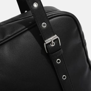 Dark Vortex Strapped Backpack: Perfect for Concerts, Travel & Everyday Outfits