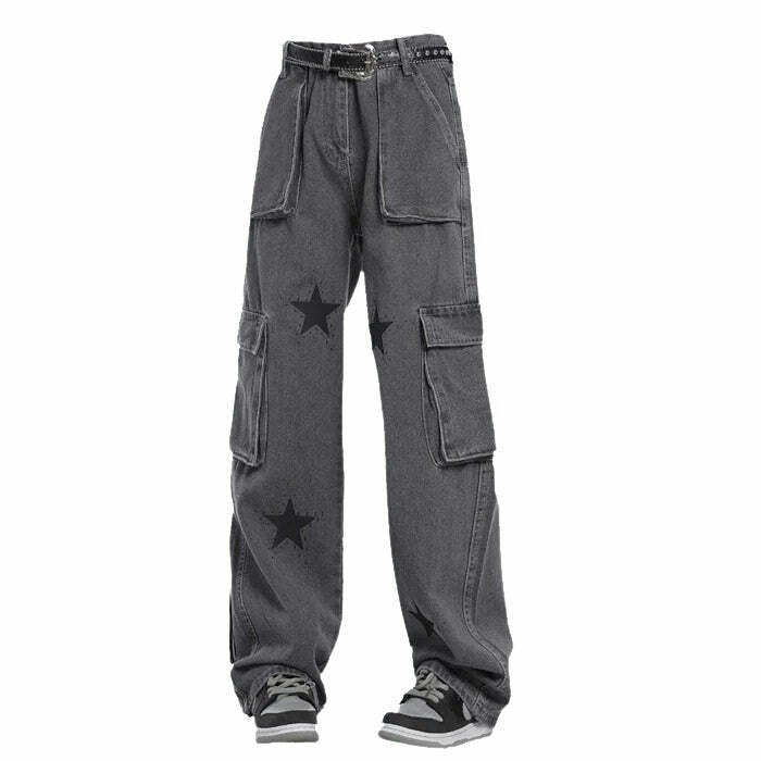 Downtown Girl Star Baggy Jeans - Cute 2000s Outfits & Y2K Fashion