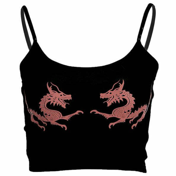 Dragon Skinny Tank: Trendy Outfit Ideas for Concerts, Casual