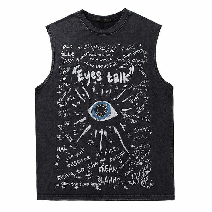 Eyes Talk Graphic Tee: Trendy Outfit Ideas for Concerts & Casual Days