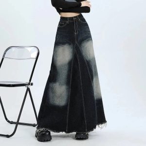 Faded Black Maxi Denim Skirt: Versatile Outfit Ideas for Every Occasion