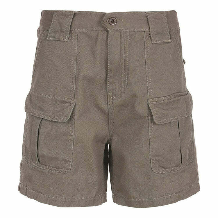 Fairy Grunge Cargo Shorts - Cute 2000s Outfits, Y2K Fashion Inspiration