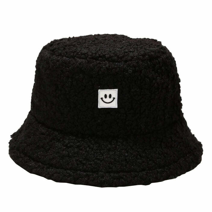 Fake Smile Bucket Hat: Trendy Accessory for Y2K, Concert & Casual Outfits