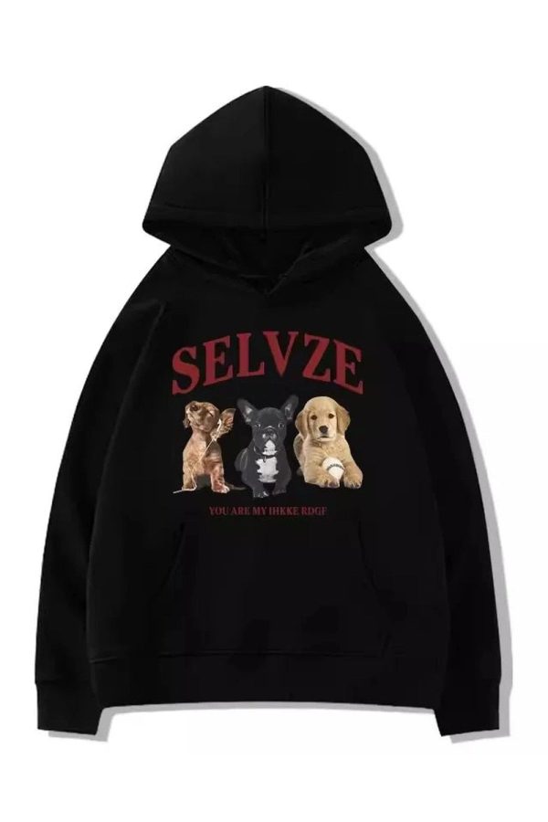 Fall Cute Puppy Graphic Hoodie: Trendy Outfit Ideas for Every Occasion