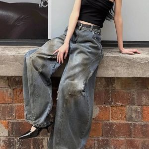 Fall Urban Edge Wide-Leg Jeans: Trendy Outfit Ideas for Every Occasion