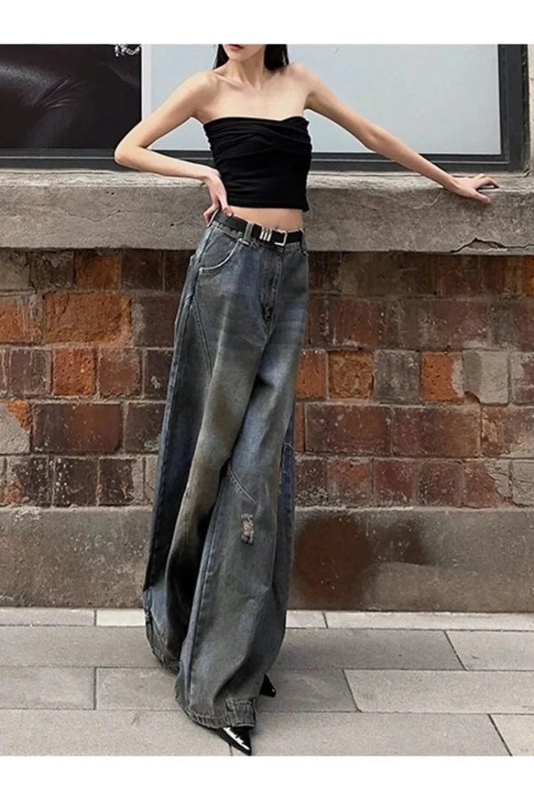 Fall Urban Edge Wide-Leg Jeans: Trendy Outfit Ideas for Every Occasion