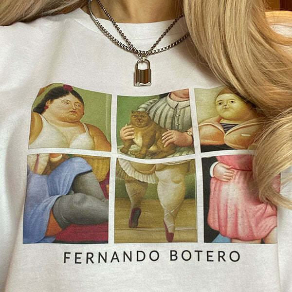 Fernando Botero T-Shirt - Cute 2000s Outfits & Y2K Fashion Inspiration