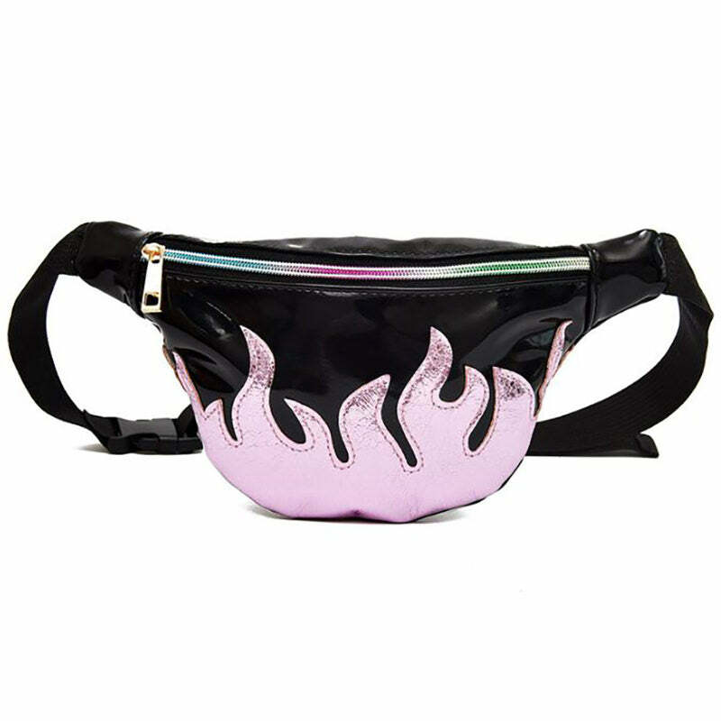 Flamin' Fanny Pack: Trendy Accessory for Concerts, Festivals & Outfits