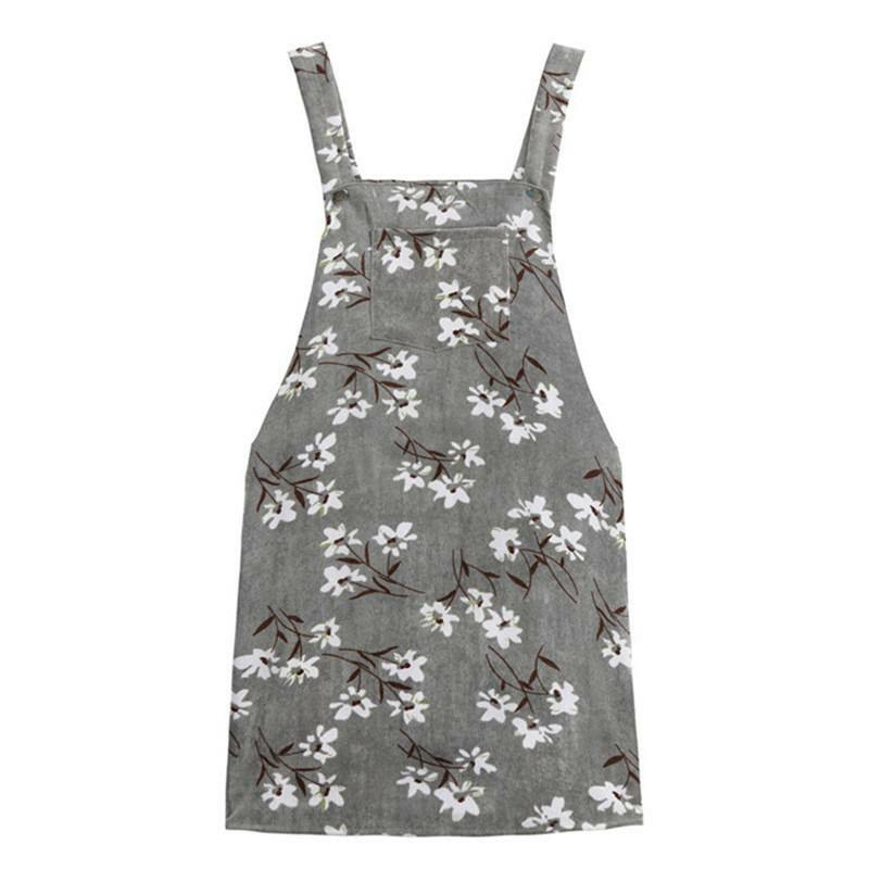 Floral Dungaree Dress - Cute 2000s Outfits, Y2K Fashion Inspiration