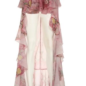 Floral High-Low Fairy Skirt: Perfect for Spring Outfits & Concert Outfit Ideas