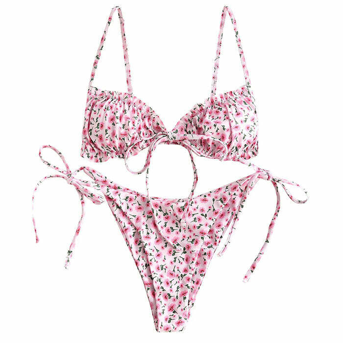 Floral Print Bikini Set: Perfect for Spring Outfits & Beach Getaways