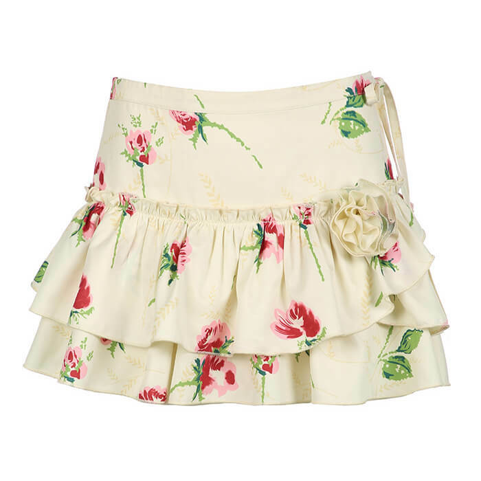 Floral Print Ruffle Skirt: Perfect for Spring Outfits & Date Night Looks