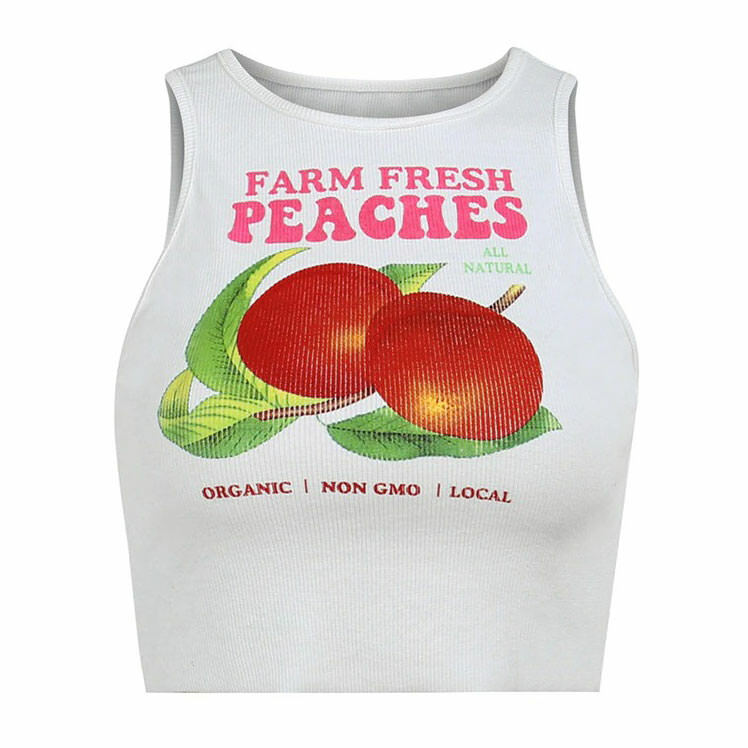 Fresh Peaches Ribbed Top: Perfect for Spring Outfits & Casual Looks