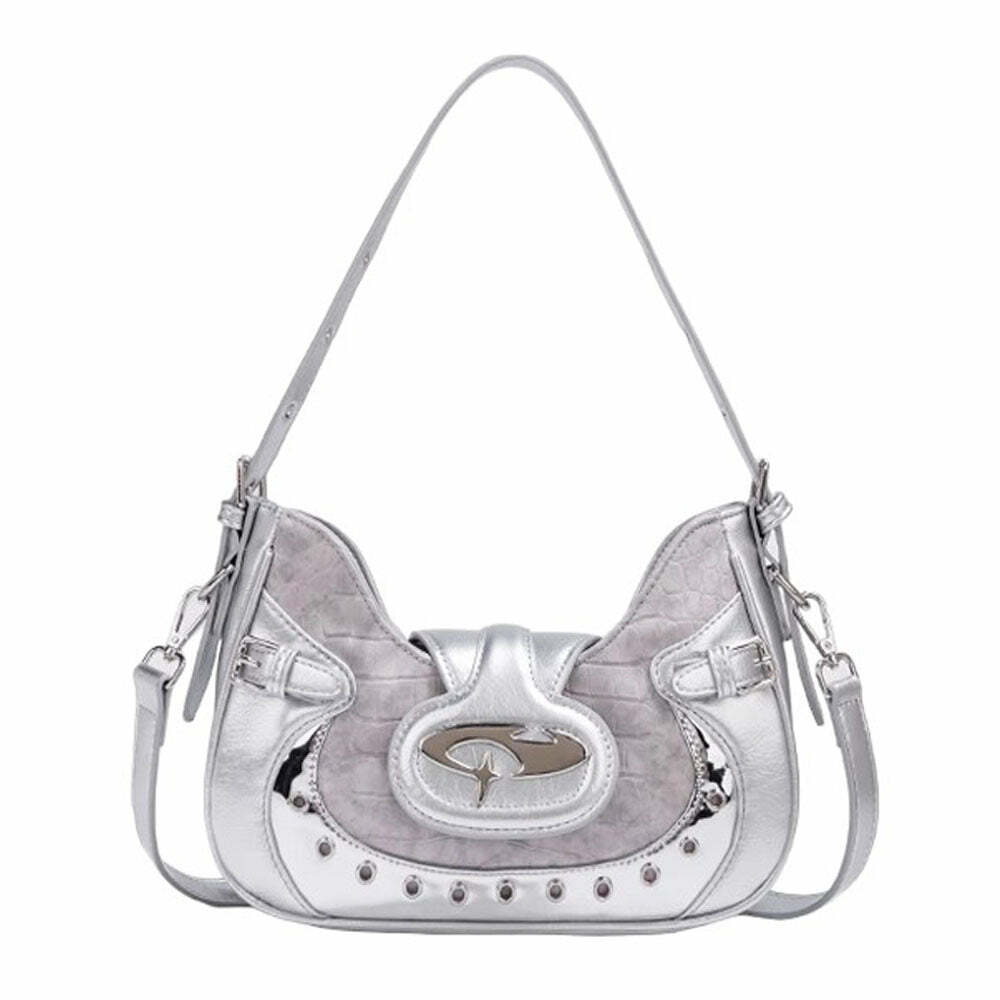 Future World Y2K Mini Shoulder Bag: Perfect for Concerts & Casual Outfits