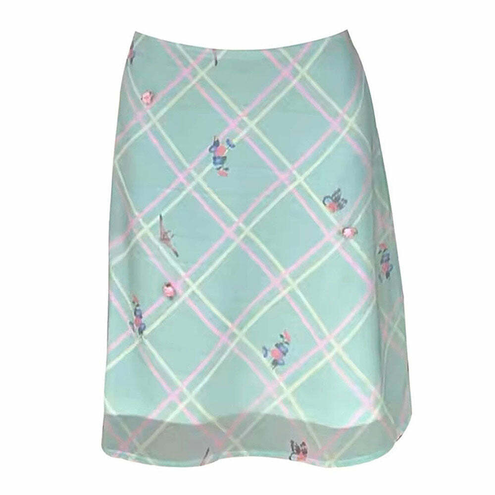 Garden Of Envy Mint Green Plaid Skirt: Trendy Outfit Ideas & Styles