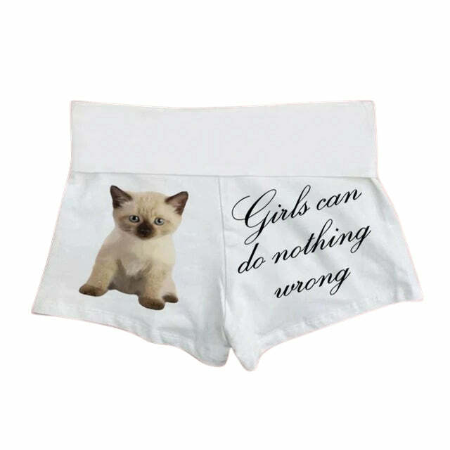 Girls Can Do Nothing Wrong: Trendy Kitten Shorts for Stylish Outfits