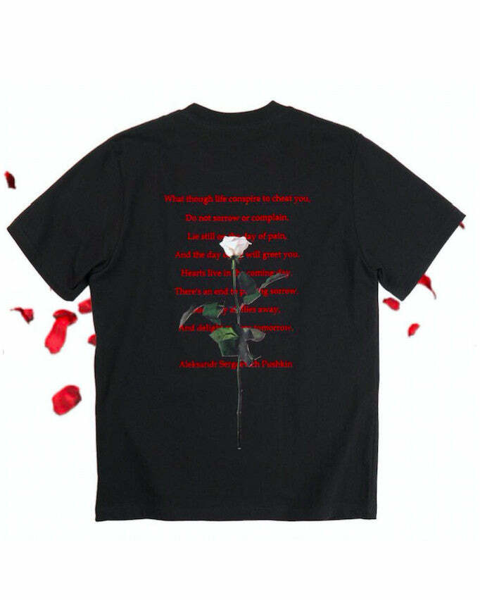 Goth Rose T-Shirt: Edgy Outfit Ideas for Concerts, Casual & Everyday Wear