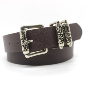 Gothic Silver Buckle White Belt for Stylish Outfits & Fashion Ideas