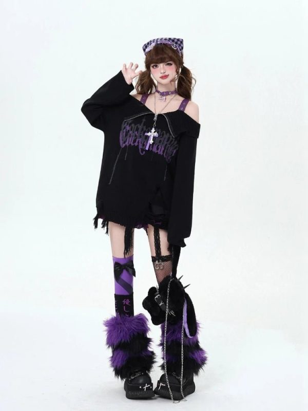 Gothic Spellbound Sweater: Perfect for Concerts, Casual Outfits