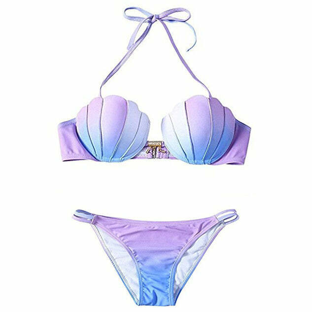 Gradient Mermaid Bikini: Perfect for Concerts, Vacations, and Summer Fits