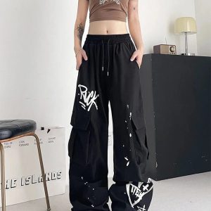 Graffiti Street Cargo Pants: Trendy Outfit Ideas for Casual & Concert Looks