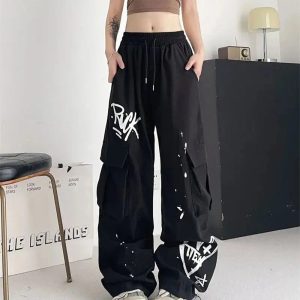 Graffiti Street Cargo Pants: Trendy Outfit Ideas for Casual & Concert Looks