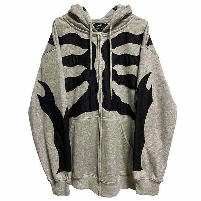 Grey Skeleton Hoodie: Trendy Outfit Ideas for Concerts & Casual Outfits